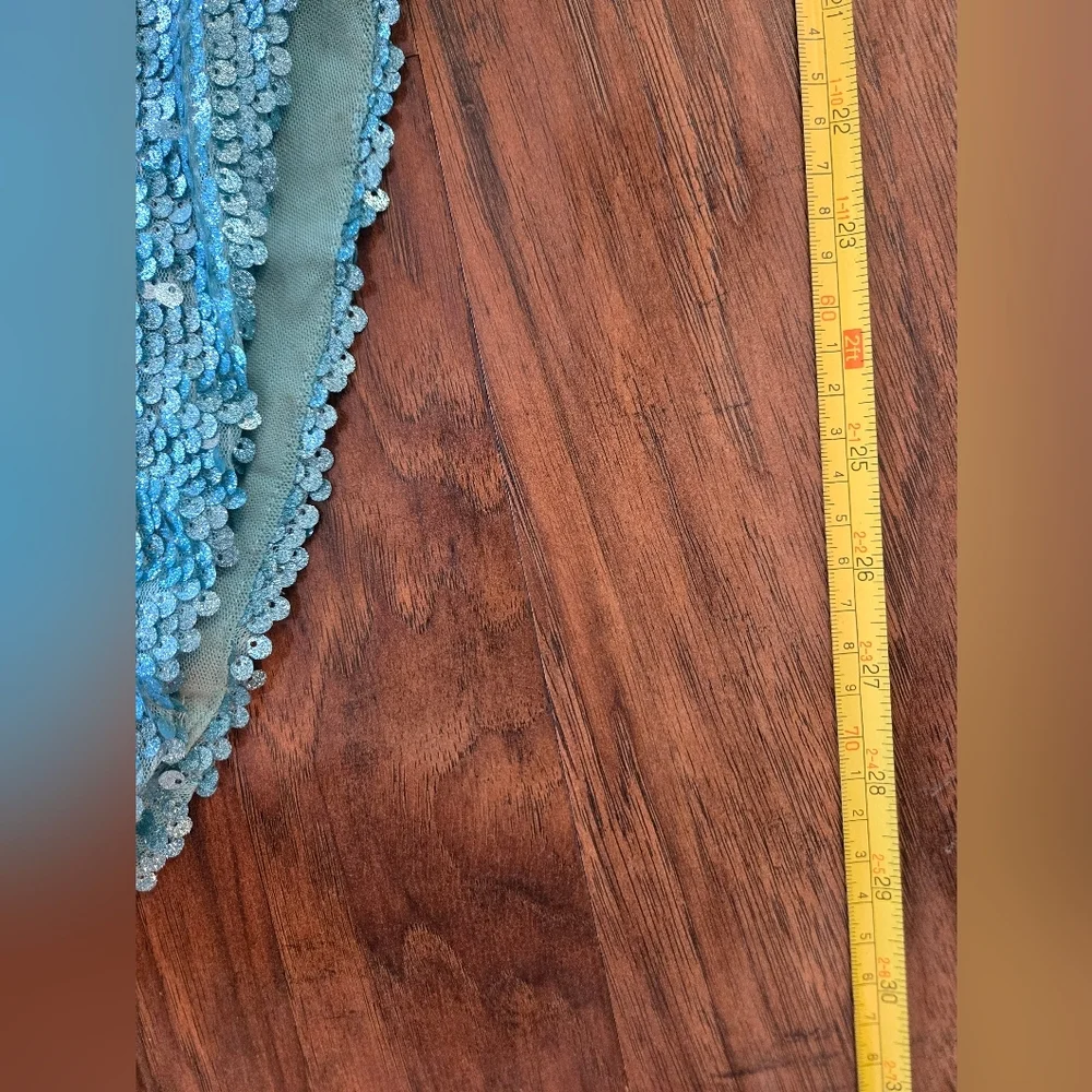 Fashion Nova Eyes For You Sequin Maxi Dress High Thigh Split Medium - Picture 11 of 13